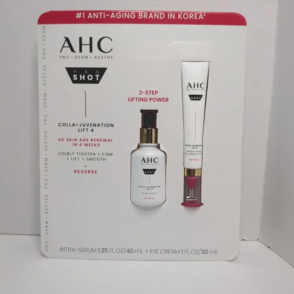 AHC Pro Shot Colla-Rejuvenation Lift 4 Duo Serum 40ml + Eye Cream 30ml Brand New